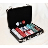 Покерный набор Poker Premium 200 фишек, номинал 1-100, 14гр. (арт. PS-297)